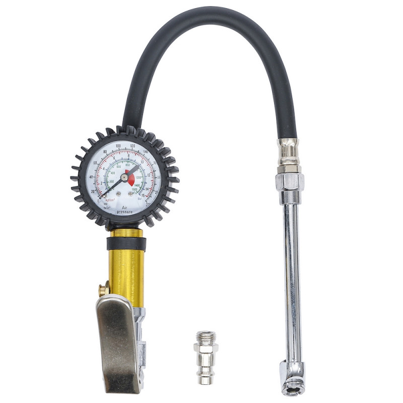 PISTOLET GONFLEUR DE PNEUS APPAREIL DE GONFLAGE PNEUMATIQUE 0 - 15 bar PISTOLET GONFLEUR DE PNEUS APPAREIL DE GONFLAGE PNEUMATIQUE 0 - 15 bar