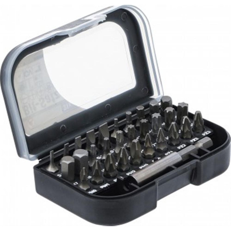 Embouts visseuse en coffret : Torx, Philipps, 6 Pans