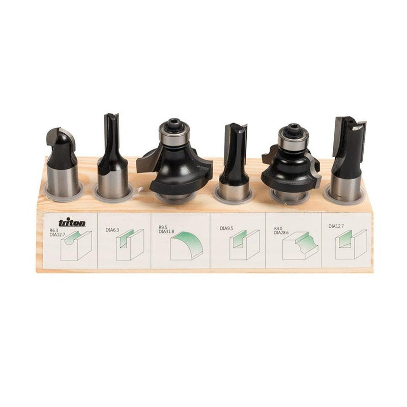 Coffret 6 Fraises à Défoncer Barsan – Avec Coffret Bois