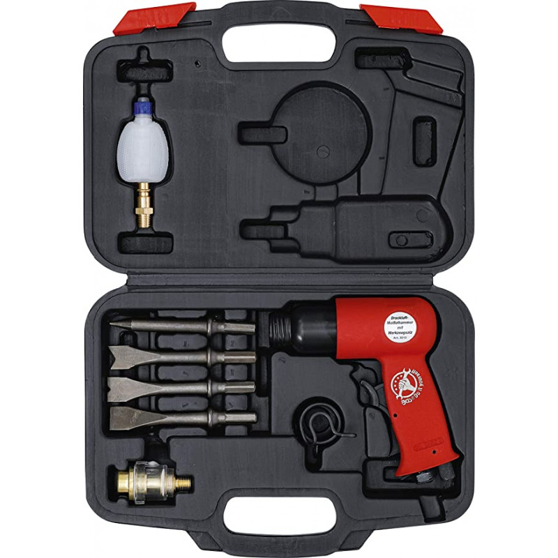 Marteau Burineur Pneumatique STANLEY Avec Accessoires - Perforateur à Air Comprimé - Neuf