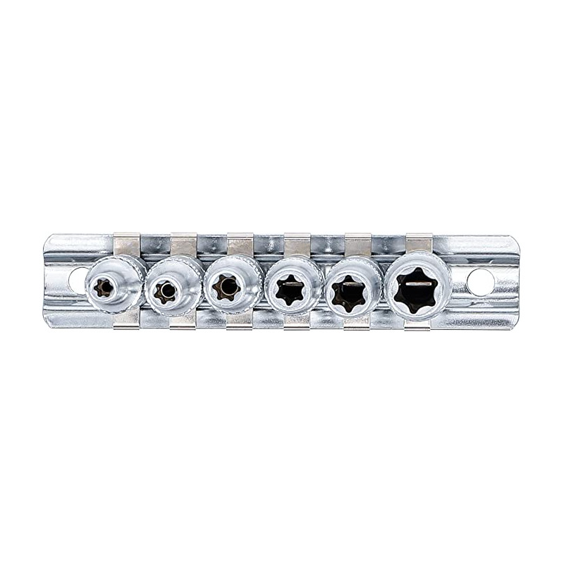 Jeu De 6 Douilles Articulées Extra Longues – Chrome Vanadium – Marque OC-PRO