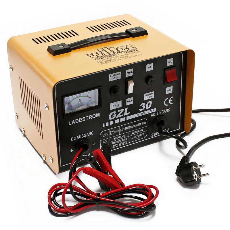 CHARGEUR RAPIDE DE BATTERIE AUTOMATIQUE 12V - 24V - SARLAT OUTILLAGE