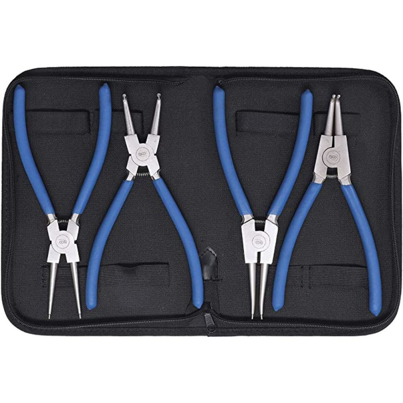 Lot de 4 Pinces à Circlips, pince serre clips avec ressort de