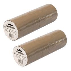 Lot de 24 Ruban adhésif polypropylène marron bruns 48 mm x 66 m rouleaux  scotch d'emballage de qualité supérieure silencieux et - Cdiscount Bricolage