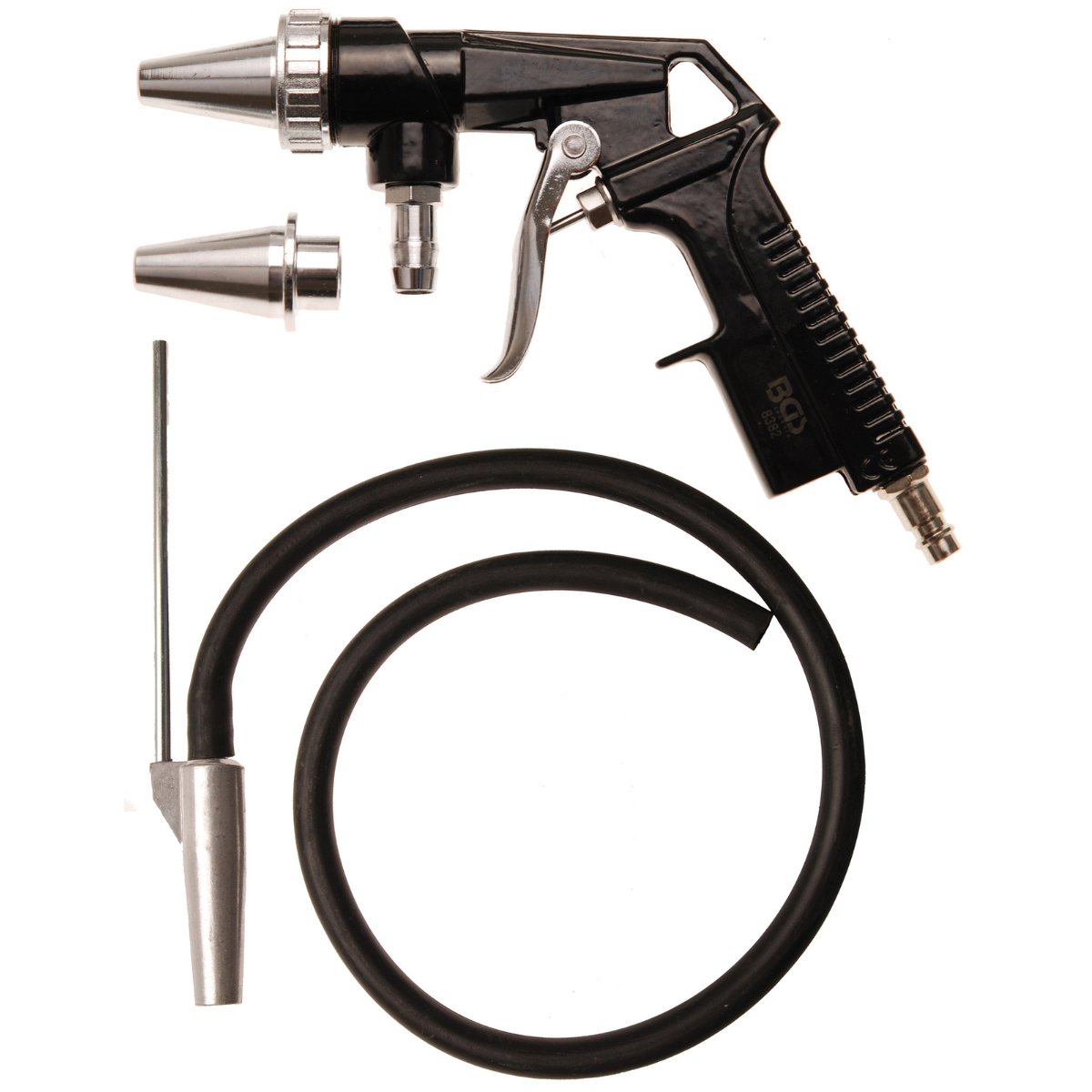 Pistolet Sablage Pneumatique Kit, Kit de pistolet à sable avec 4 buses en  céramique Machines de sablage pour le sablage d'armoires