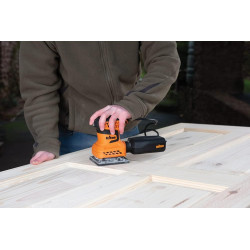 PONCEUSE ORBITALE A FEUILLE 1/4 - 200 W - SARLAT OUTILLAGE