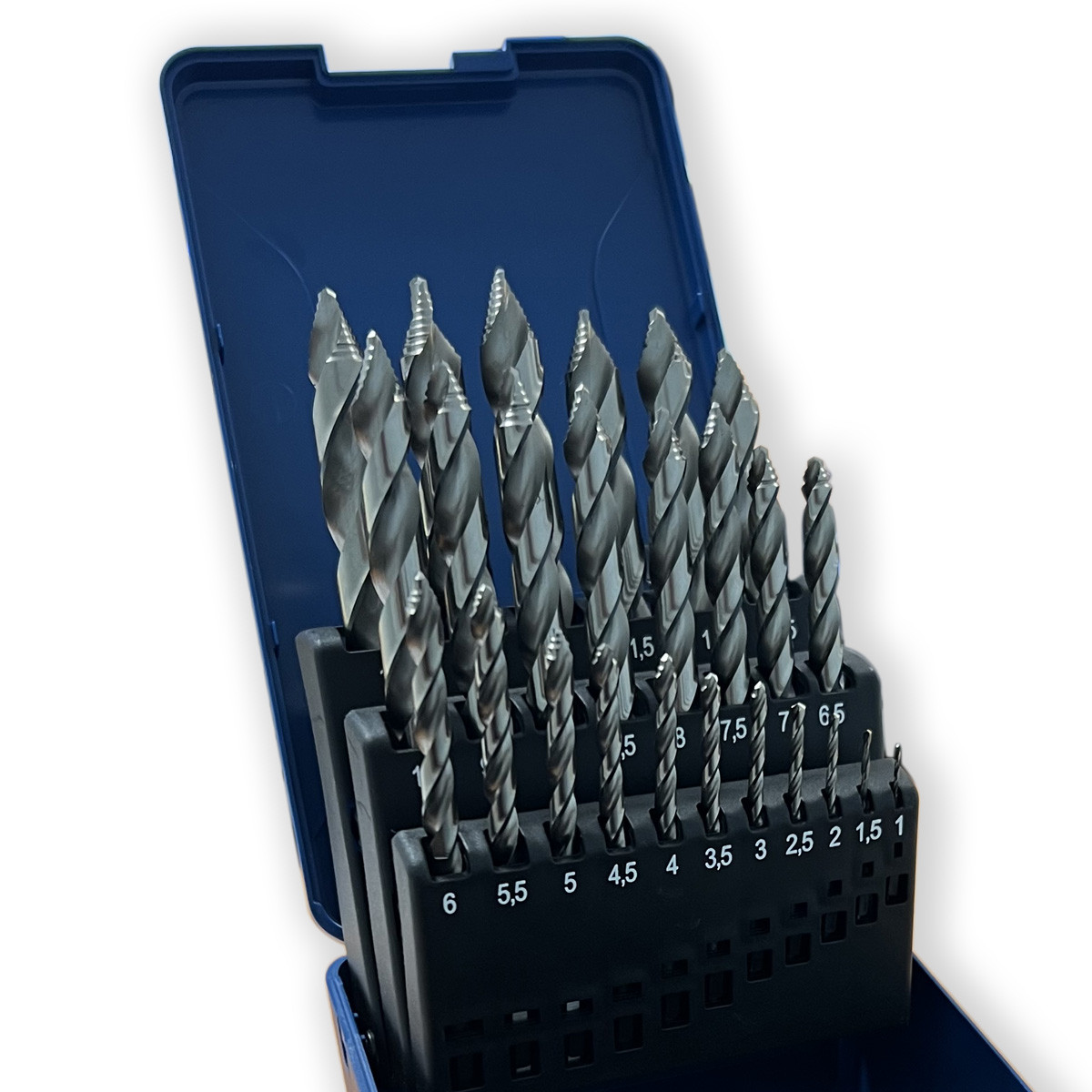 BECOLLO Lot De 20 Forets Hélicoïdaux En Titane HSS, Pointe