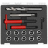 KIT DE REPARATION DES FILETAGES M16 x 200 de TYPE HELICOIL 15 PIECES