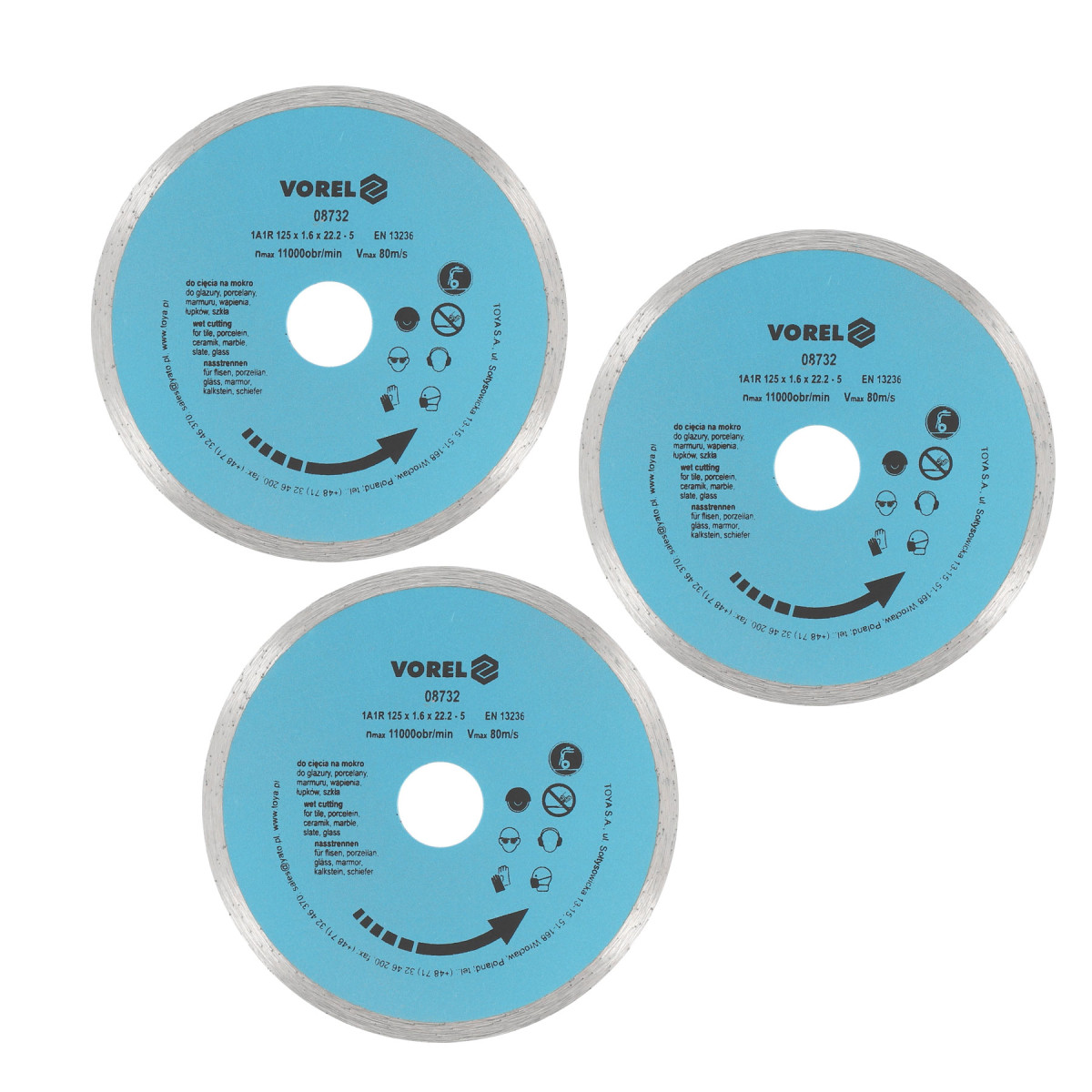 3 DISQUES DIAMANT SCIE A CARRELAGE 125X22.2x5x1.6 SUPER FIN 1.6mm POUR COUPE EAU 3 DISQUES DIAMANT SCIE A CARRELAGE 125X22.2x5x1.6 SUPER FIN 1.6mm POUR COUPE EAU