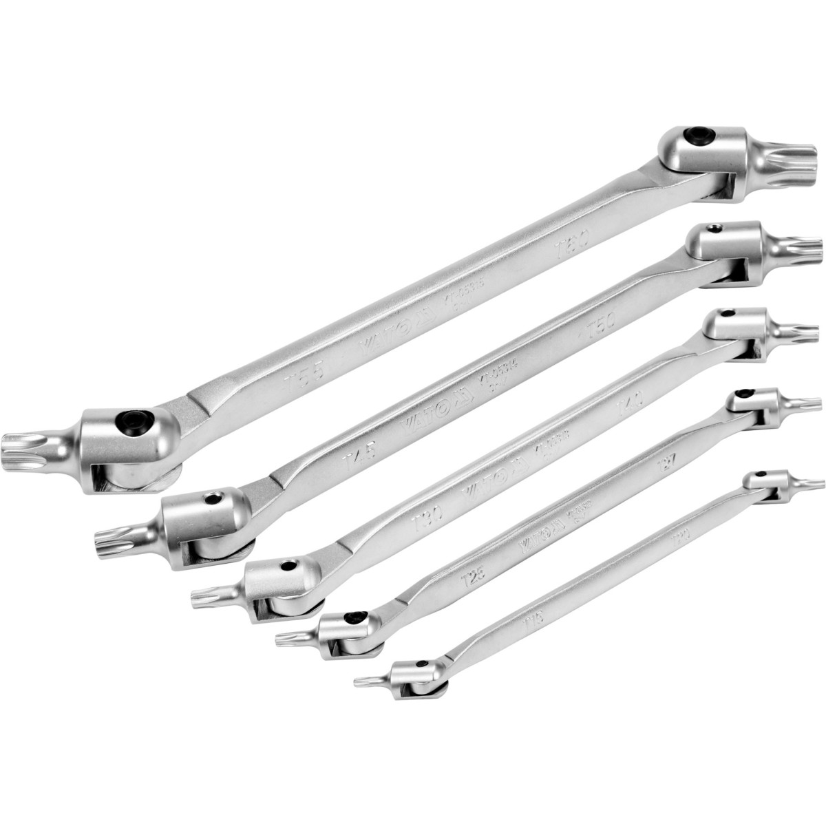 DOUBLES CLES TORX FLEXIBLES T15 x T20 T25 x T27 T30 x T45 T45 x T50 T55 x T60 DOUBLES CLES TORX FLEXIBLES T15 x T20 T25 x T27 T30 x T45 T45 x T50 T55 x T60