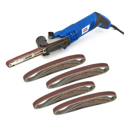LOT LIME ELECTRIQUE BANDE ETROITE DE 13 X 457 MM AVEC 20 BANDES ASSORTIES