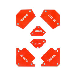 6 EQUERRES MAGNETIQUES POSITIONNEURS MULTI ANGLES DE SOUDEUR