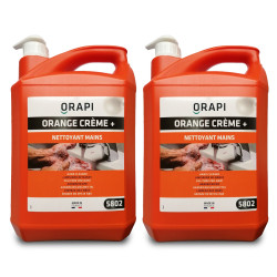 2 SAVONS MAINS 5L AVEC MICROBILLES - CREME NETTOYANTE 10L LITRES