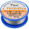 BOBINE DE FIL A SOUDER 1mm 100 g étain 60% plomb 40%