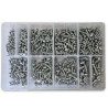 COFFRET DE 800 VIS A TOLE - 10 DIMENSIONS - SARLAT OUTILLAGE
