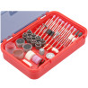 ENSEMBLE D'ACCESSOIRES POUR OUTILS ROTATIFS TYPE PROXXON,  DREMEL, ETC