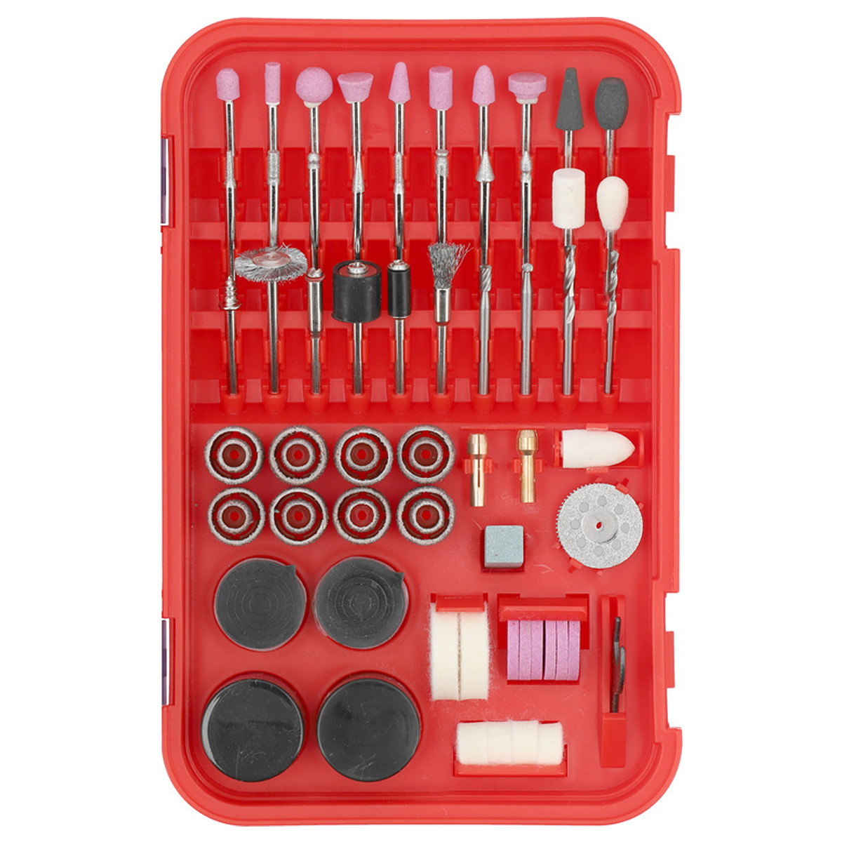 ENSEMBLE D'ACCESSOIRES POUR OUTILS ROTATIFS TYPE PROXXON, DREMEL, ETC ENSEMBLE D'ACCESSOIRES POUR OUTILS ROTATIFS TYPE PROXXON, DREMEL, ETC