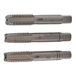 JEU DE 3 TARAUDS HSS-G M14 X 200 FILETAGE STANDARD