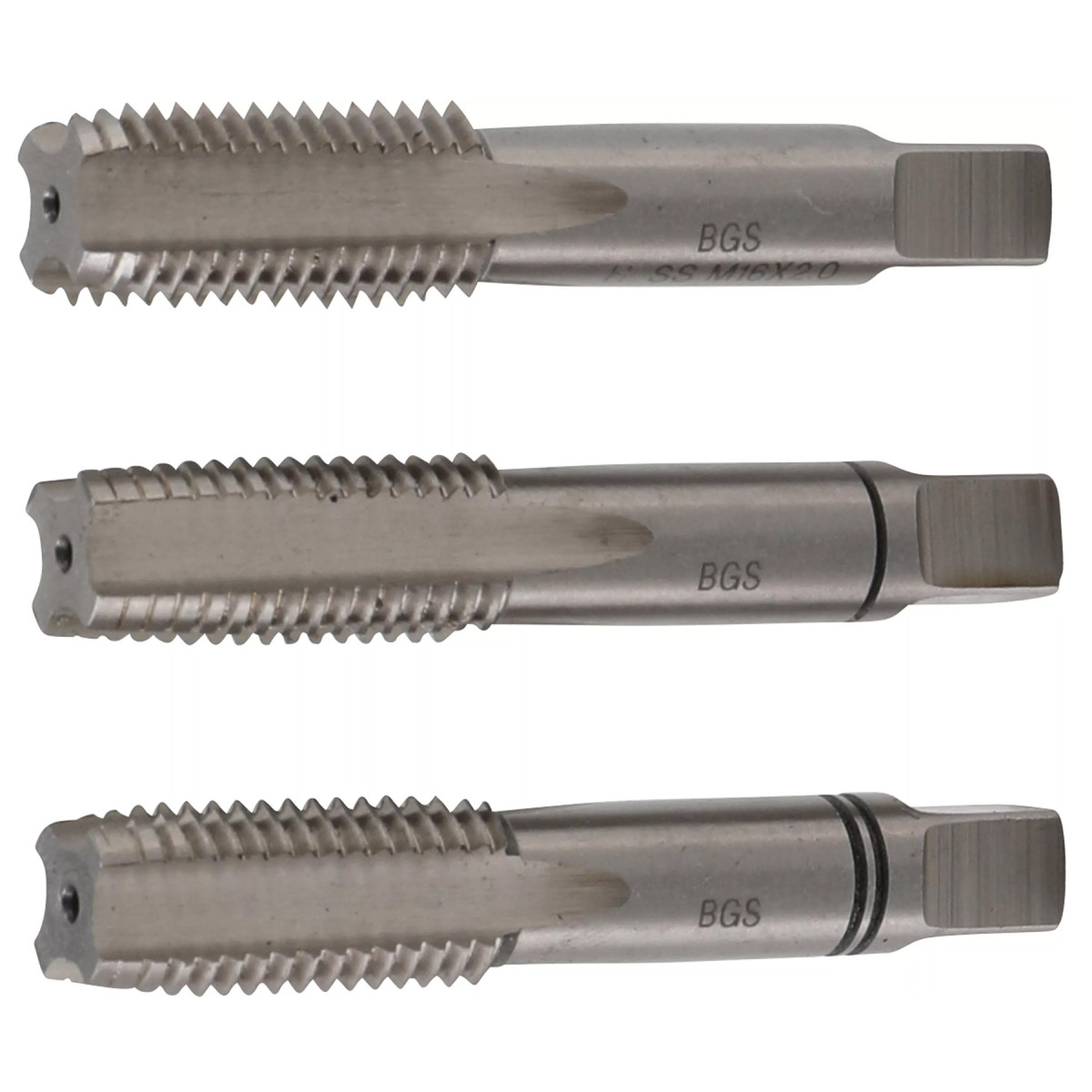 JEU DE 3 TARAUDS HSS-G M16 X 200 FILETAGE STANDARD