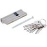 BARILLET 80MM CYLINDRE DE SERRURE DE SECURITE 30/50MM 5 CLES