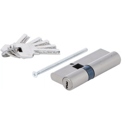 BARILLET 80MM CYLINDRE DE SERRURE DE SECURITE 30/50MM 5 CLES