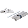 BARILLET 80MM CYLINDRE DE SERRURE DE SECURITE 30/50MM 5 CLES