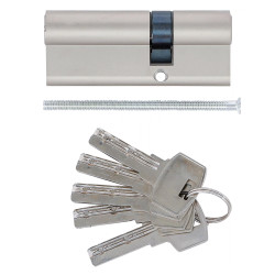 BARILLET 80MM CYLINDRE DE SERRURE DE SECURITE 30/50MM 5 CLES