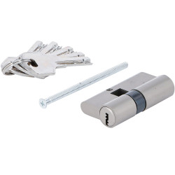 BARILLET 60MM CYLINDRE DE SERRURE DE SECURITE 25/35MM 5 CLES