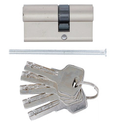 BARILLET 60MM CYLINDRE DE SERRURE DE SECURITE 25/35MM 5 CLES