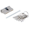 BARILLET 50MM CYLINDRE DE SERRURE DE SECURITE 25/25MM 5 CLES