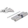 BARILLET 80MM CYLINDRE DE SERRURE DE SECURITE 40/40MM 5 CLES
