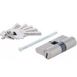BARILLET 60MM CYLINDRE DE SERRURE DE SECURITE 30/30MM 5 CLES