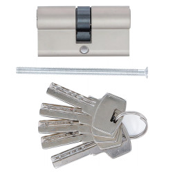 BARILLET 60MM CYLINDRE DE SERRURE DE SECURITE 30/30MM 5 CLES
