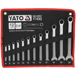 JEU 12 CLES MIXTES 8 à 24 MM profil AS-DRIVE - SARLAT OUTILLAGE