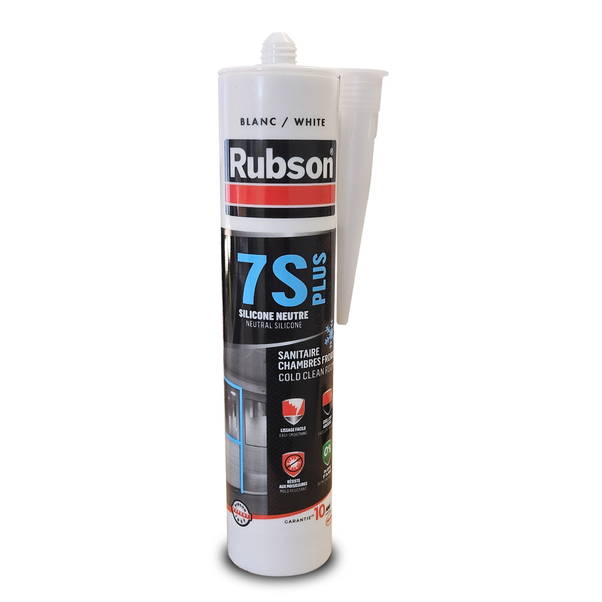 RUBSON 7S PLUS SILICONE NEUTRE MASTIC SANITAIRE  - SARLAT OUTILLAGE