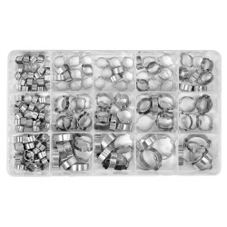 COFFRET DE 170 COLLIERS OREILLES - 8 DIMENSIONS - SARLAT OUTILLAGE