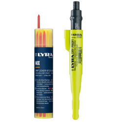 PORTE MINE TELESCOPIQUE LYRA DRY PROFI AVEC BARILLET 12 CRAYONS COULEURS