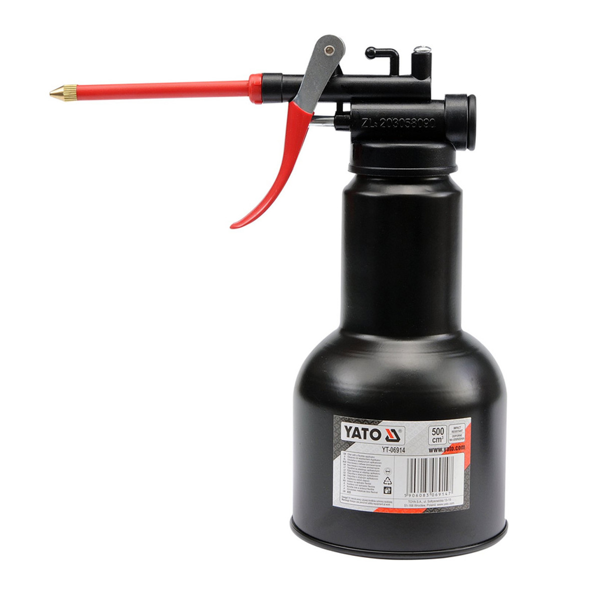 BURETTE A HUILE PROFESSIONNELLE DE MECANICIEN 500 ml BEC SOUPLE