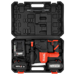 PERFORATEUR SANS FIL SDS+ AVEC 2 BATTERIES 18V 4Ah ET CHARGEUR