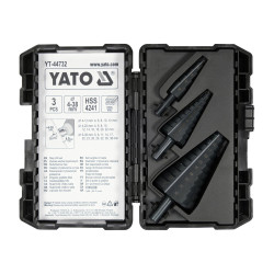 FORETS ÉTAGÉS FRAISES 4 A 38 mm HSS 4241 POUR INOX - SARLAT OUTILLAGE