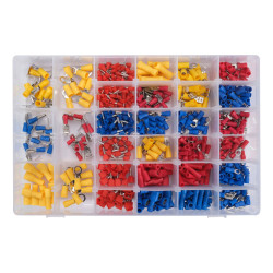 ASSORTIMENT TRES COMPLET DE 600 CONNECTEURS POUR CABLES AUTOMOBILES