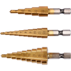 FORETS ÉTAGÉS DE 4 A 20 mm HSS 4241TRES HAUTE QUALITE SPECIAL VISSEUSE