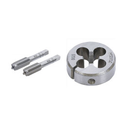 KIT DE 1 FILIERE + 1 JEU 2 TARAUDS M12 X 1.00MM