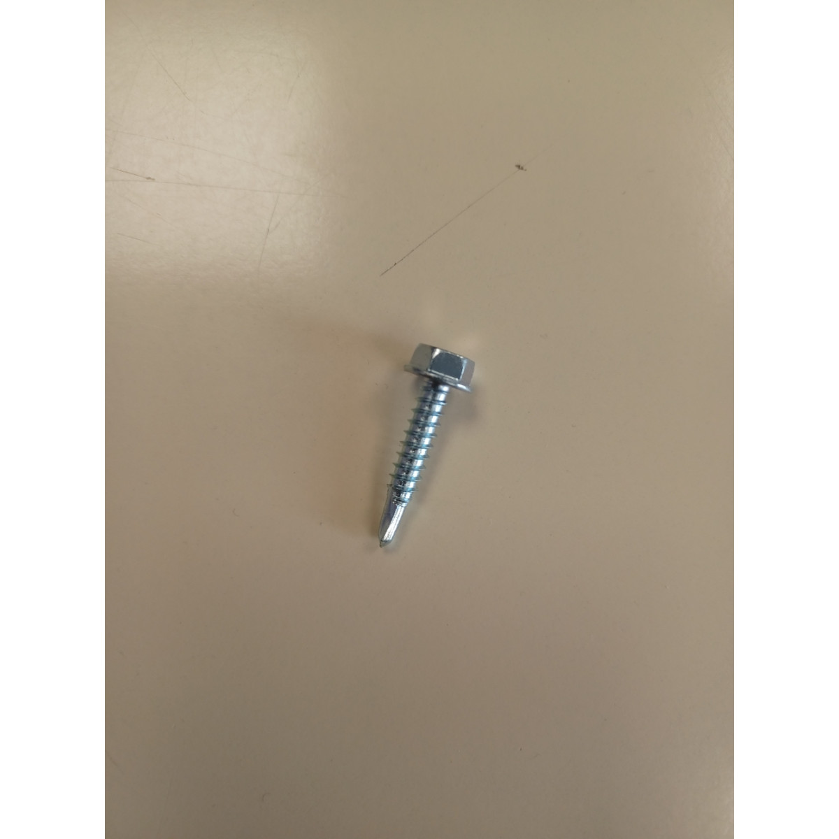 250 VIS AUTOFOREUSES TETE HEXAGONALE 8 ACIER ZINGUE BLANC 4.8 X 25.4