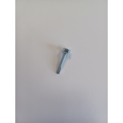 150 VIS AUTOFOREUSES TETE HEXAGONALE 8 ACIER ZINGUE BLANC 6.3 X 32