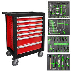 SERVANTE D'ATELIER VIGOR COMPRENANT 219 OUTILS - SARLAT OUTILLAGE
