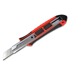 CUTTER POIGNEE ALUMINIUM LAME RETRACTABLE SK5 - SARLAT OUTILLAGE
