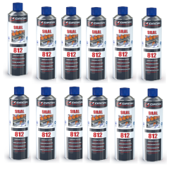 SPRAY LUBRIFIANT HUILE SILICONE 12 AEROSOLS 500 ml - SARLAT OUTILLAGE