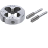 KIT DE 1 FILIERE + 1 JEU 2 TARAUDS M10 X 1.00MM