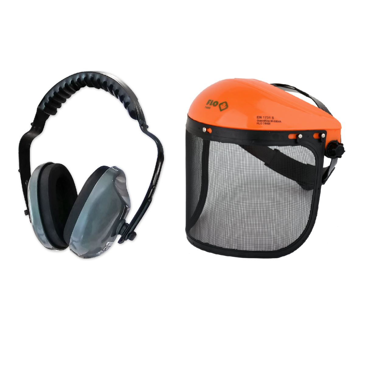 LOT CASQUE ANTI-BRUIT 27.6 DB + CASQUE FORESTIER DEBROUSSAILLAGE